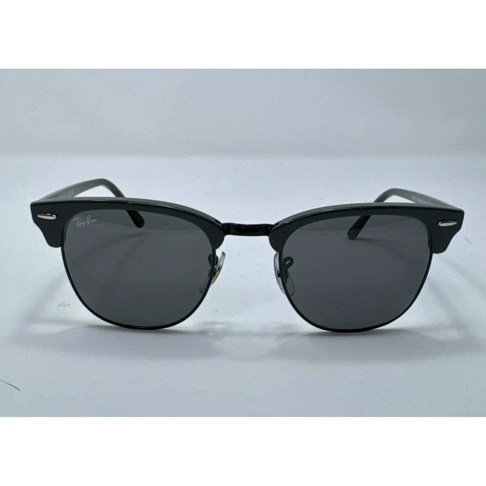 Ray-Ban RB3016 Clubmaster 1367/B1 51-21 Multi Grey Black Sunglasses Italy Case